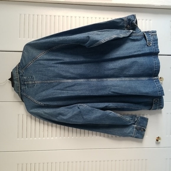 Vintage long sleeve denim jacket - Picture 4 of 5
